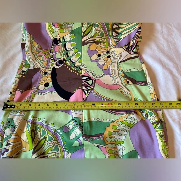 David Meister Mod Print Sheath Dress Size 4 EUC - Picture 6 of 11